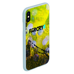 Чехол iPhone XS Max матовый FARCRY4, цвет: 3D-голубой — фото 2