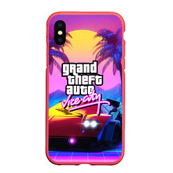 Чехол iPhone XS Max матовый GTA 2020