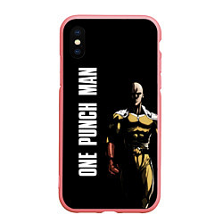 Чехол iPhone XS Max матовый One Punch Man