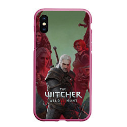 Чехол iPhone XS Max матовый The Witcher 5-летие