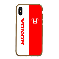 Чехол iPhone XS Max матовый HONDA