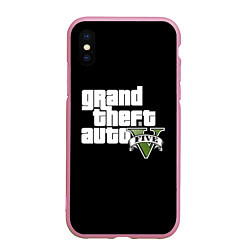 Чехол iPhone XS Max матовый GTA 5