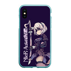 Чехол iPhone XS Max матовый Nier Automata