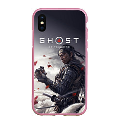 Чехол iPhone XS Max матовый Ghost of Tsushima