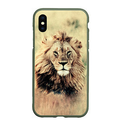 Чехол iPhone XS Max матовый Lion King