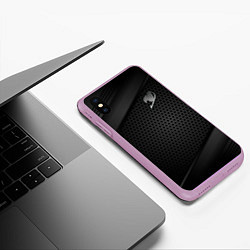 Чехол iPhone XS Max матовый Fairy Tail, цвет: 3D-сиреневый — фото 2