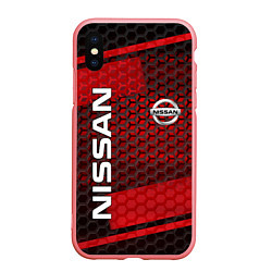 Чехол iPhone XS Max матовый NISSAN