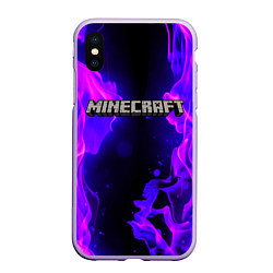 Чехол iPhone XS Max матовый MINECRAFT