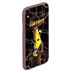 Чехол iPhone XS Max матовый Peely Fortnite, цвет: 3D-коричневый — фото 2