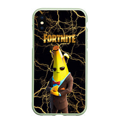 Чехол iPhone XS Max матовый Peely Fortnite