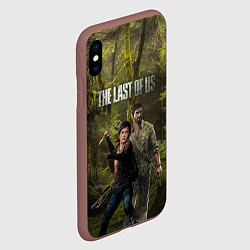 Чехол iPhone XS Max матовый THE LAST OF US, цвет: 3D-коричневый — фото 2