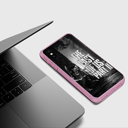 Чехол iPhone XS Max матовый THE LAST OF US 2, цвет: 3D-розовый — фото 2