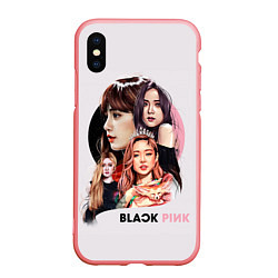 Чехол iPhone XS Max матовый Blackpink