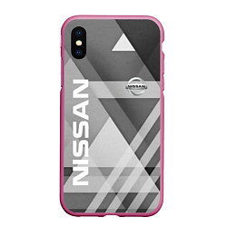 Чехол iPhone XS Max матовый NISSAN