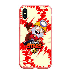 Чехол iPhone XS Max матовый Brawl Stars Dynamike, цвет: 3D-баблгам