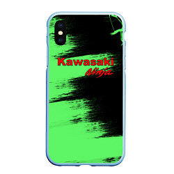 Чехол iPhone XS Max матовый Kawasaki