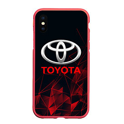 Чехол iPhone XS Max матовый TOYOTA