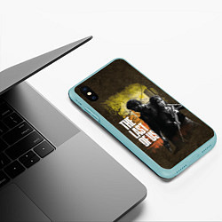 Чехол iPhone XS Max матовый The last of us, цвет: 3D-мятный — фото 2