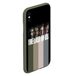 Чехол iPhone XS Max матовый The last of us, цвет: 3D-темно-зеленый — фото 2