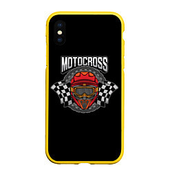 Чехол iPhone XS Max матовый Motocross Champion Z