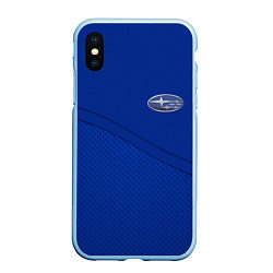 Чехол iPhone XS Max матовый SUBARU