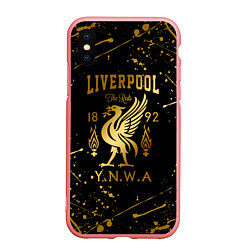 Чехол iPhone XS Max матовый LIVERPOOL ЛИВЕРПУЛЬ, цвет: 3D-баблгам