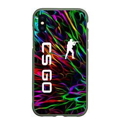 Чехол iPhone XS Max матовый CS GO КС ГО