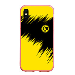 Чехол iPhone XS Max матовый BORUSSIA, цвет: 3D-баблгам