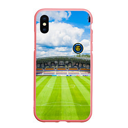 Чехол iPhone XS Max матовый FC INTER