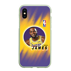 Чехол iPhone XS Max матовый LeBron James