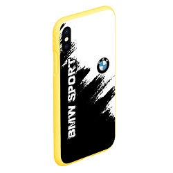 Чехол iPhone XS Max матовый BMW, цвет: 3D-желтый — фото 2