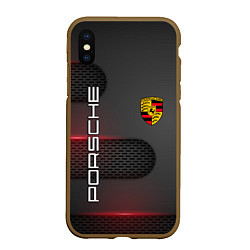 Чехол iPhone XS Max матовый PORSCHE