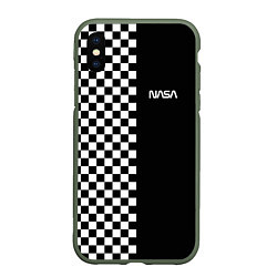 Чехол iPhone XS Max матовый NASA