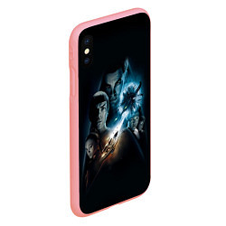 Чехол iPhone XS Max матовый Star Trek, цвет: 3D-баблгам — фото 2