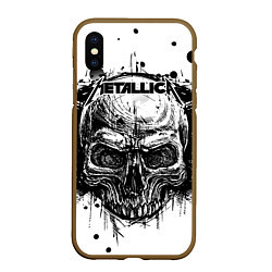 Чехол iPhone XS Max матовый Metallica