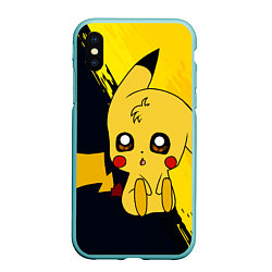 Чехол iPhone XS Max матовый ПикачуPikachu