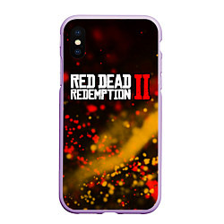 Чехол iPhone XS Max матовый RED DEAD REDEMPTION 2