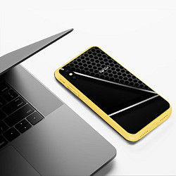 Чехол iPhone XS Max матовый NASA, цвет: 3D-желтый — фото 2