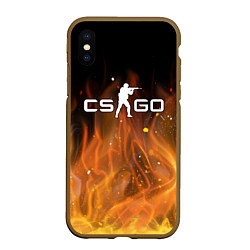 Чехол iPhone XS Max матовый COUNTER STRIKE