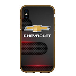 Чехол iPhone XS Max матовый CHEVROLET