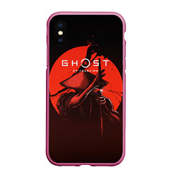 Чехол iPhone XS Max матовый Ghost of Tsushima