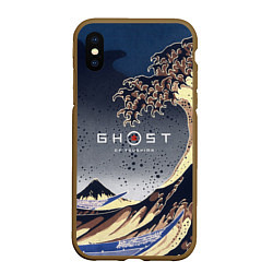 Чехол iPhone XS Max матовый Ghost of Tsushima