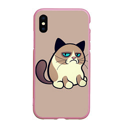 Чехол iPhone XS Max матовый Великий Grumpy Cat