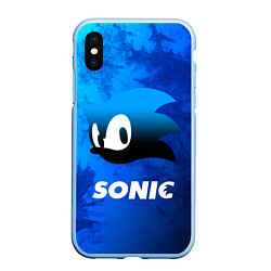 Чехол iPhone XS Max матовый СОНИК SONIC