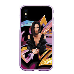 Чехол iPhone XS Max матовый Supergirl