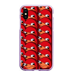 Чехол iPhone XS Max матовый Knuckles