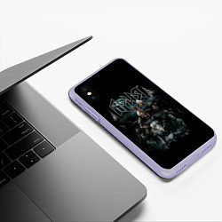 Чехол iPhone XS Max матовый АРИЯ, цвет: 3D-светло-сиреневый — фото 2