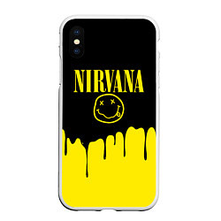 Чехол iPhone XS Max матовый Nirvana