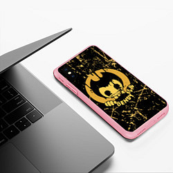 Чехол iPhone XS Max матовый Bendy And The Ink Machine, цвет: 3D-баблгам — фото 2