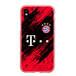 Чехол iPhone XS Max матовый BAYERN MUNCHEN БАВАРИЯ